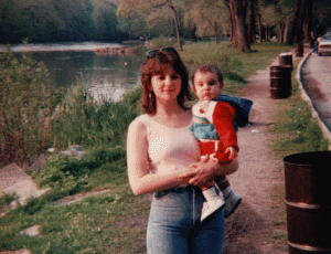 1988: Anthony Martinez with his mother, Kathleen Ann Eannotti, before her Huntington’s disease diagnosis.