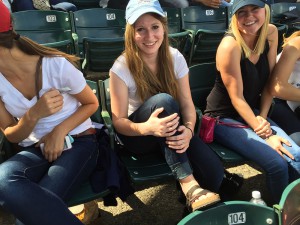 Anna Janke, a student at Newman Catholic High School in Wausau, WI, wore Birkenstocks to the Cubs game on Friday. “I feel like all of a sudden it was almost like a fad and everyone had them,” Janke said. “They're comfortable and practical and they go with a lot." (Sara Shouhayib/Medill)