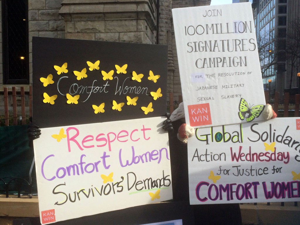 demonstration signs