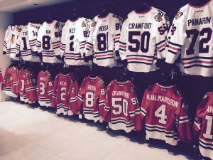 Blackhawks Jersey Lineup