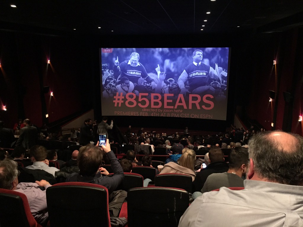 85 Bears premiere