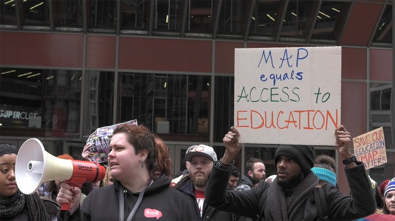 Illinois students rally for MAP grants (video) - Medill Reports Chicago