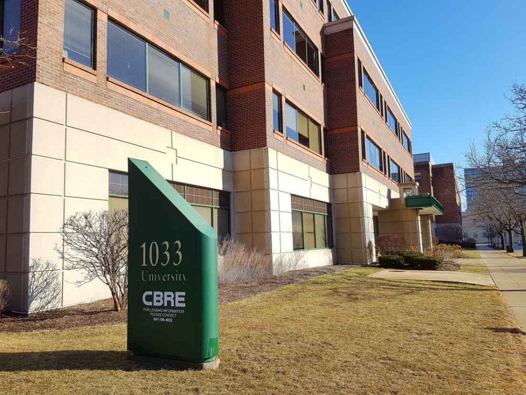 A property in Evanston leased by CBRE
