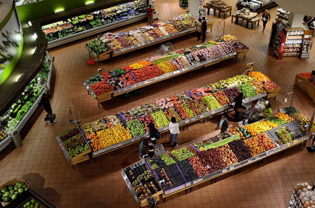 Supermarket in North America