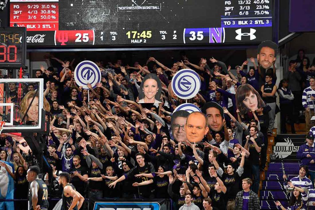 Northwestern fans