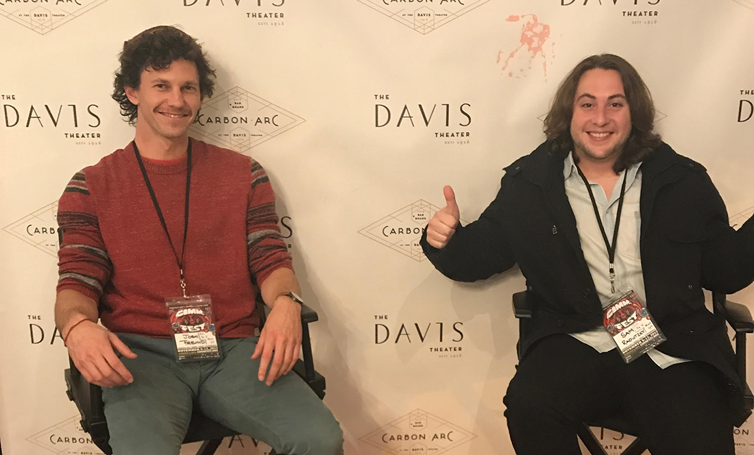 Filmmakers (from left) Josh Freund and Sam Radutzky go behind the scenes with the band Papa Grows Funk in their music documentary, "Do U Want It."