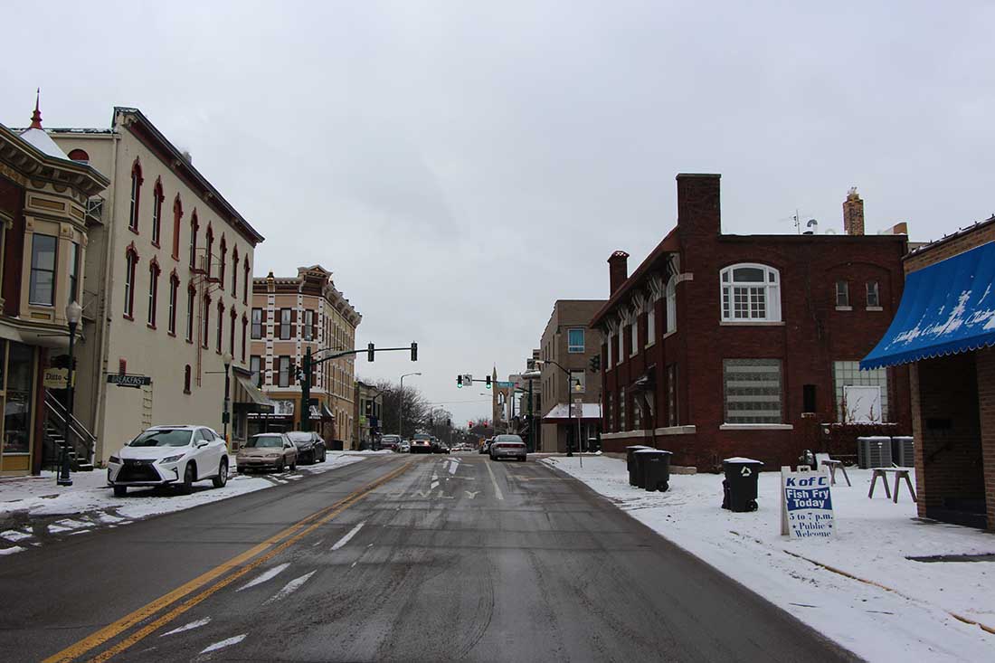 Main Street in Elkhart, Indiana
