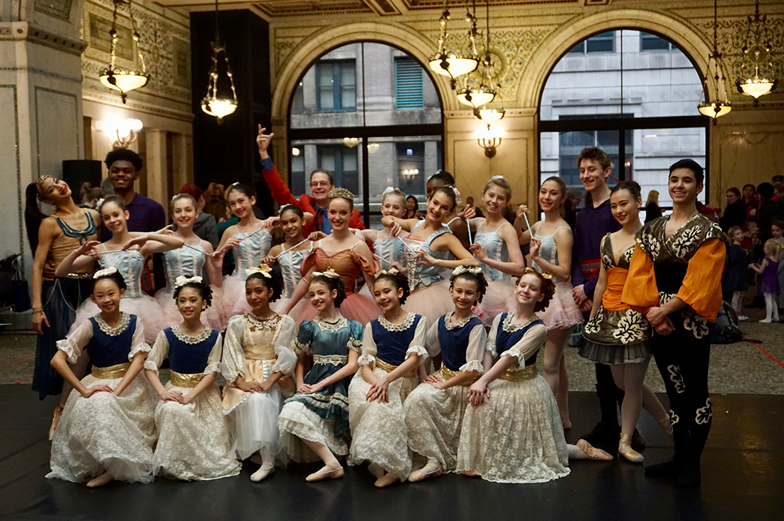 Dancers with Ballet Chicago performed holiday classic “The Nutcracker” at Chicago Cultural Center, December 2.
