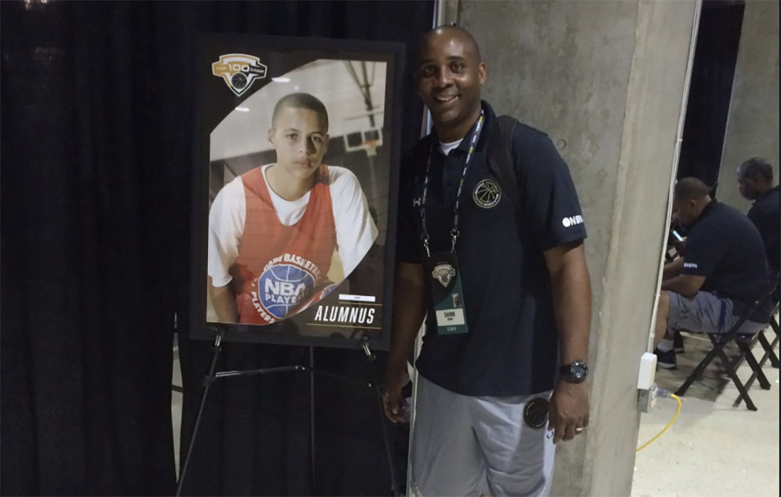 Coach Brown and Young Steph