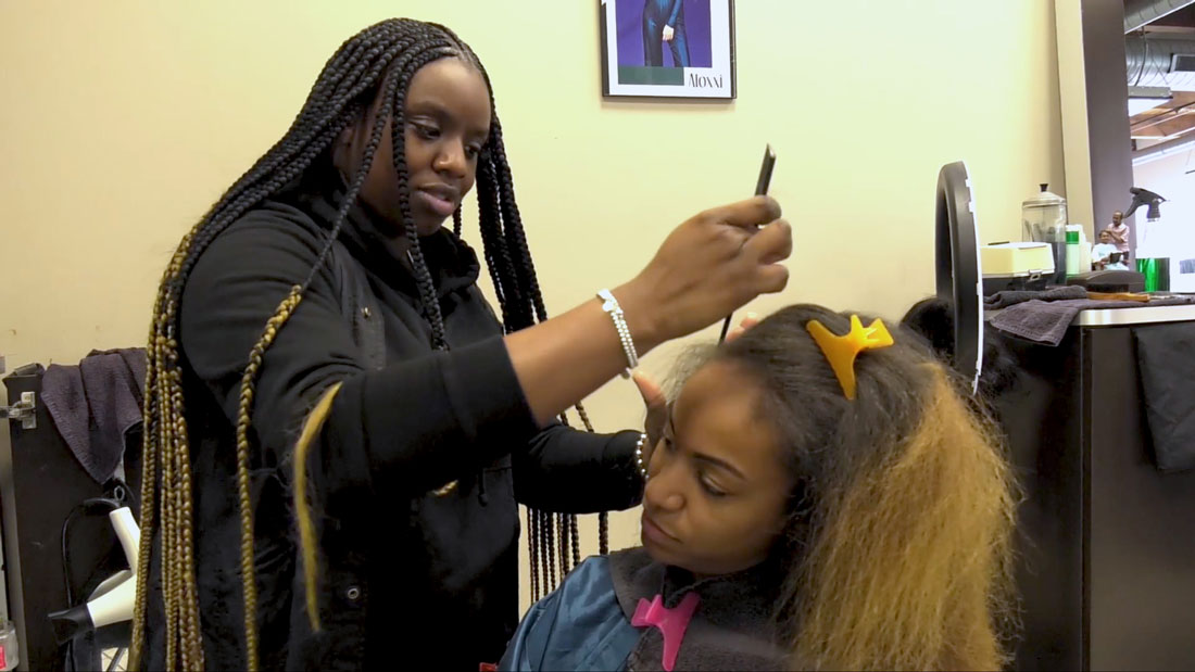 The trend toward natural hair styles continues as African-Americans embrace  their 