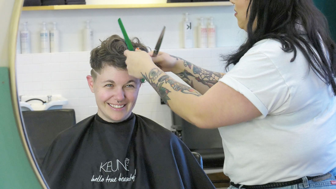Gender-neutral salon helps people express their identity through  hairstyles, wild or otherwise - Medill Reports Chicago