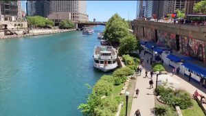 Chicago river walk
